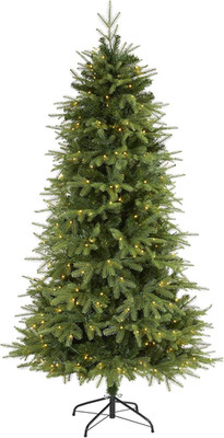 6.5Ft Vancouver Fir Artificial Christmas Tree with 400 LED Lights & 2158 Branche