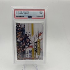 2019 Upper Deck Elvis Merzlikins (Young Guns-Canvas) #C118 PSA 9 (95)