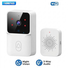 Smart WiFi Wireless Video Doorbell Security Ring Phone Camera Door Bell Intercom