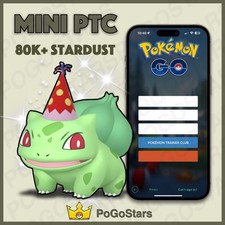 Pok mon PTC GO - Shiny Bulbasaur Party Hat - 80K Stardust  Read Description  