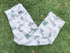 Dickies 874 Desert Cowboy All Over Print Pants Cactus Horse Crossroads 34x27