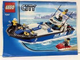 LEGO CITY: Police Boat (7287) - COMPLETE w/Manual w/o Stickers