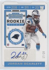 2019 Panini Contenders Rookie Ticket Stub 17/20 Jordan Scarlett #196 Auto lz7
