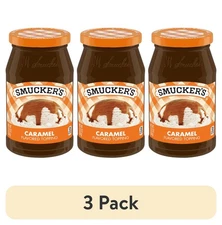 (3 Pack) Smucker's Caramel Topping, 12.25 ozs, Versatile, For Snacks & Desserts