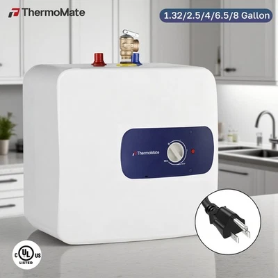 ThermoMate Mini-Tank Electric Water Heater 120V Instant Hot for Salon/RV Camper