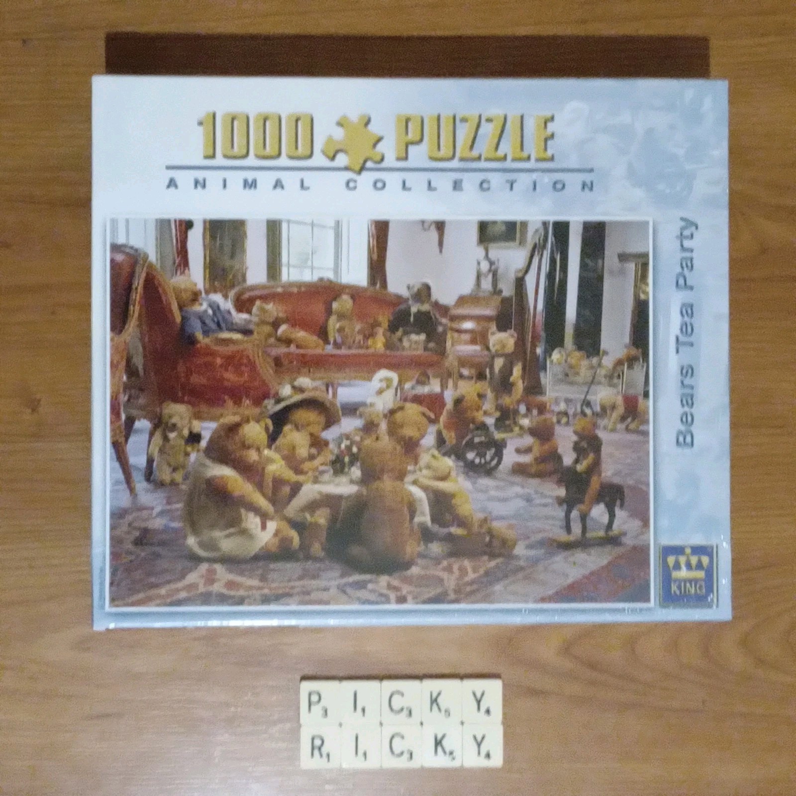 Bears Tea Party 1000 Piece Jigsaw Puzzle - King Puzzles - New/Sealed