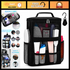 College Dorm Room Essentials Large Capacity Portable Mesh Shower Caddy, Quick