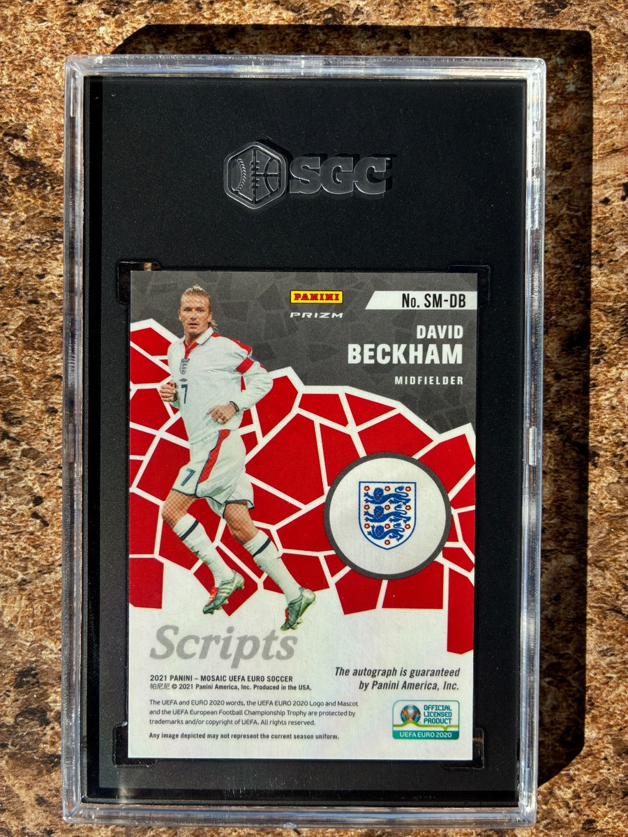 2021 Panini Mosaic UEFA Euro 2020 - Scripts David Beckham #SM-DB