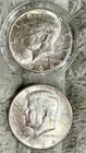 2- 1964-P 90% Silver $0.50 Kennedy Half Dollar - BU. #129