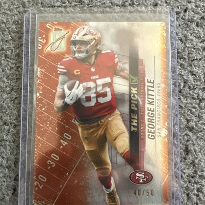 2025 Topps Signature Class George Kittle The Pick Insert TP-28 /50 49ers