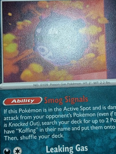 LP Pokemon Team Rocket's Koffing 125/182 Sv10: Destined Rivals Regular - Picture 3 of 4