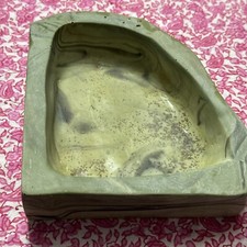 Deep Water Dish Reptile Feeder Terrarium Watering Bowl Kritterz Alabaster 5 X 2  