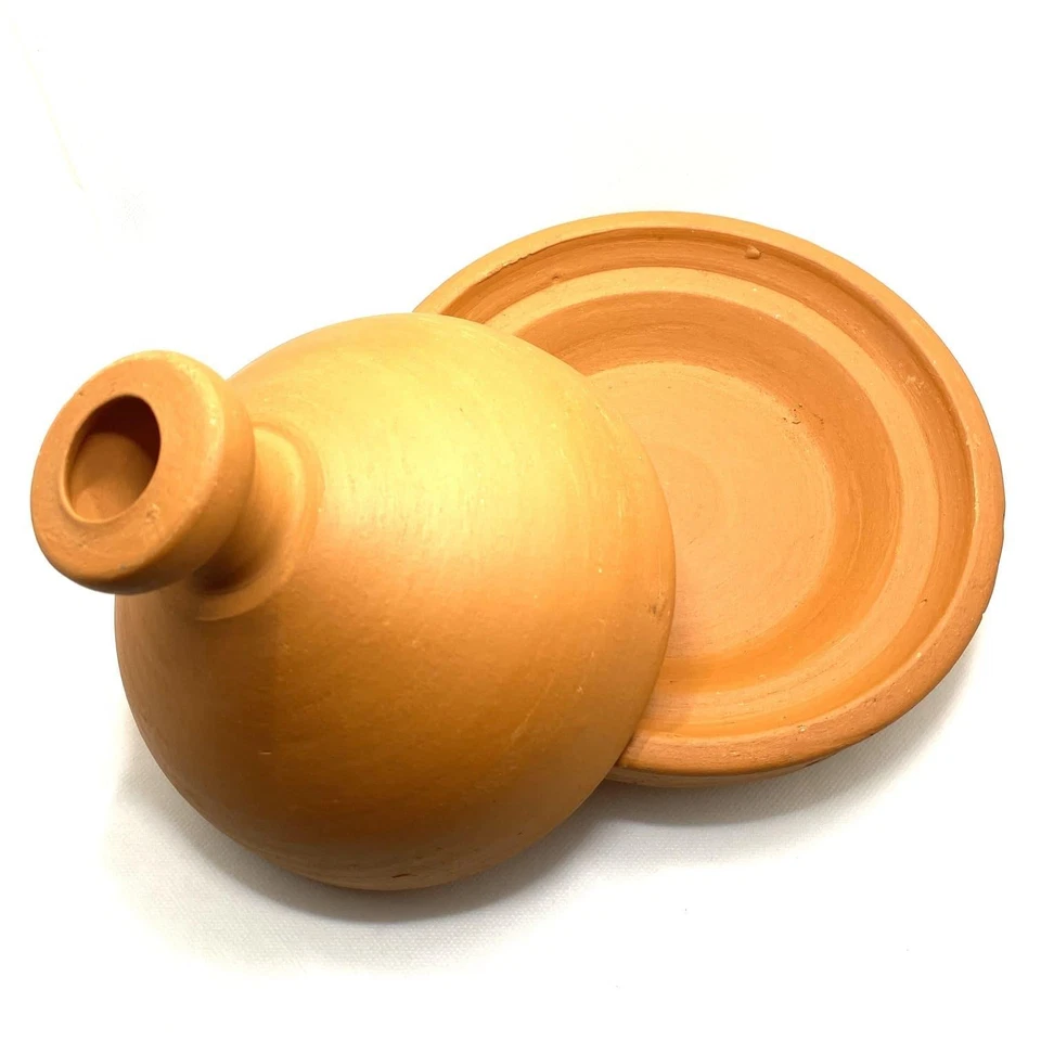 Tajine Marroquí de Cerámica Natural para Cocinar 22/28cm - Imagen 3 de 4