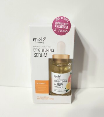 Epielle K-Beauty Brightening Serum Vitamin C Smoothing, Glowing 1 Oz NEW