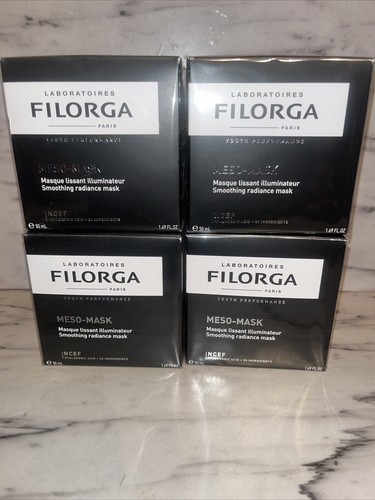 Filorga Meso Mask Smoothing Radiance Mask 1.69 oz (50 ml) Lot Of 4 - Imagen 1 de 5