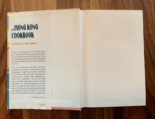 The Hong Kong Cookbook Arthur Lem & Dan Morris 1970 Hardcover Vintage Cookbook - Picture 4 of 12