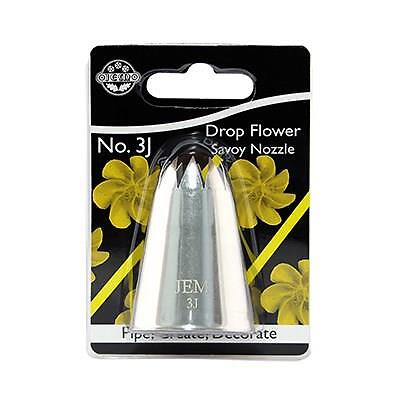 Cake Icing Nozzles Cupcake Piping Tips JEM Large Curved Star Savoy