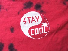 Happy Hour “Stay Cool” Mens Hand Dyed Skateboard Skate Surf T Shirt Size XL