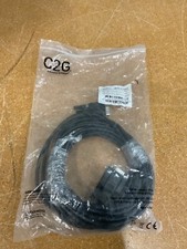 C2G 52033 DB9 M/F Serial RS232 Extension Cable Black 25 Feet