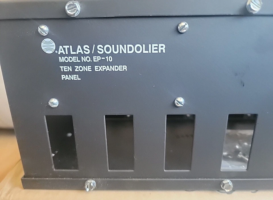 Expansor de diez zonas Atlas Sound EP-10 para sistema de alarma contra incendios emergencia NUEVO Foto 2 de 4