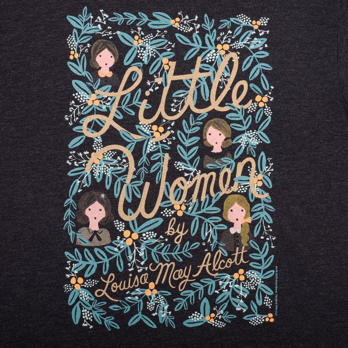 Puffin in Bloom Little Women Unisex Size Medium Tee Louis