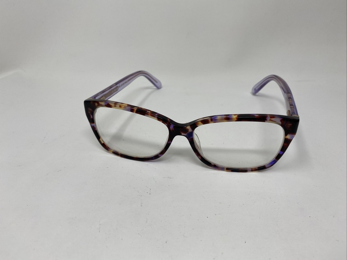 ＊ kate spade 130㎝ ＊ KATE SPADE NEW YORK DEMI/F EZ2 TORTOISE PURPLE CRYSTAL 54/14
