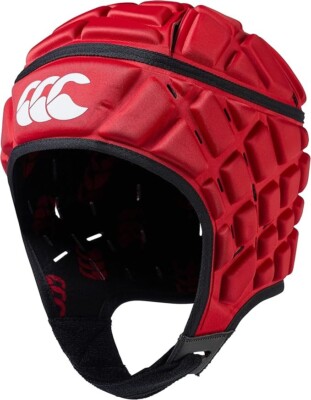 Canterbury Raze Kopfschutz Rugby Erwachsene Größe Medium Rot Neu