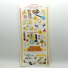 Mrs. Grossman Vintage Limited Edition Sixties Sticker Sheet 60's 2002