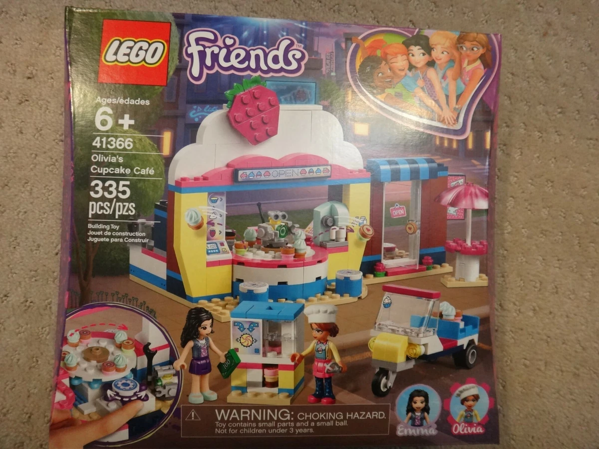 NEW LEGO Friends 41366 Olivia s Cupcake Cafe Age 6 335 Pieces