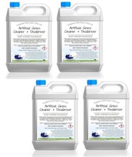 Artificial Fake Grass Cleaner Deodoriser 4x 5 Litre Baby Powder Fragrance 20L