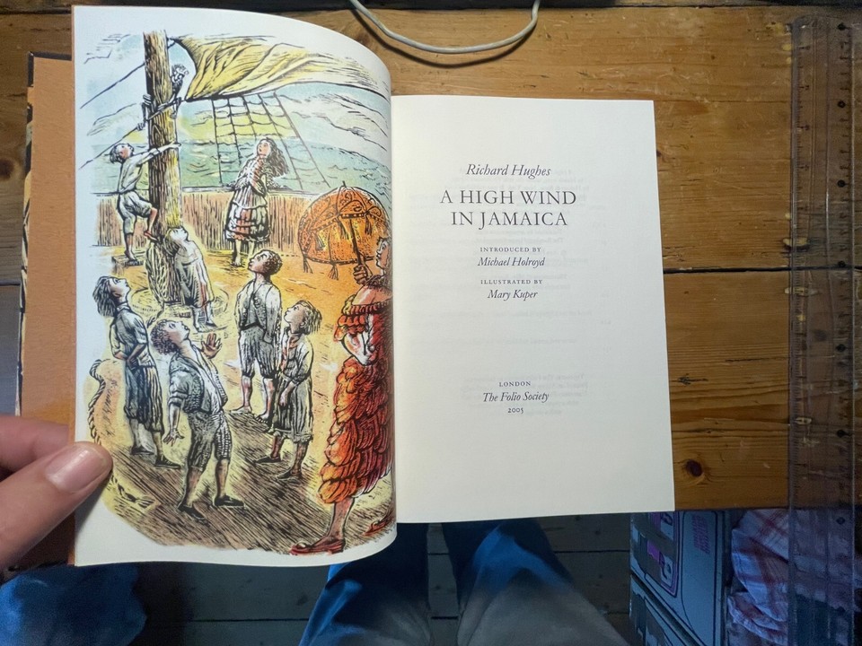 A High Wind in Jamaica Richard Hughes Folio Society, 2005, Illustrated
