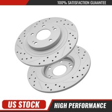 Rear Drilled Brake Rotors for Mitsubishi Eclipse Cross Outlander PHEV Sport RVR