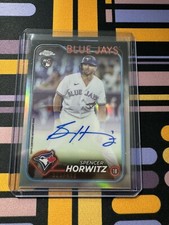 2024 Topps Chrome Spencer Horwitz Refractor Auto RC /499 Blue Jays