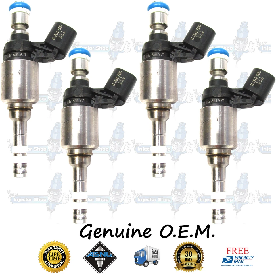 Оригинальные топливные форсунки Reman Buick Regal 2014-17 Direct GDI 2,0 л DOHC 4x 12631971 - Изображение 2 из 4