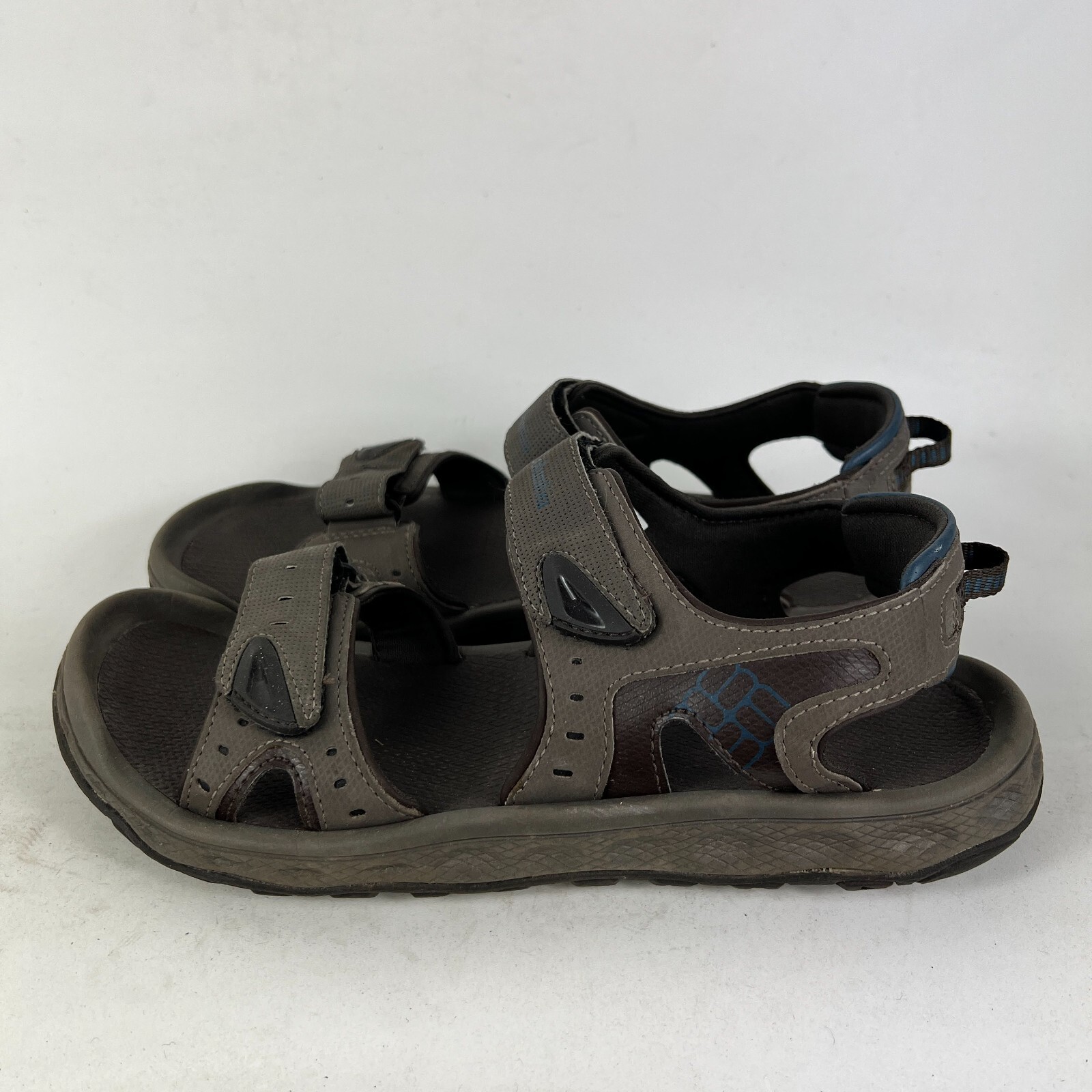 Columbia Hiking Sandal Men's 9 Gray Logo Trail Comfor… Gem