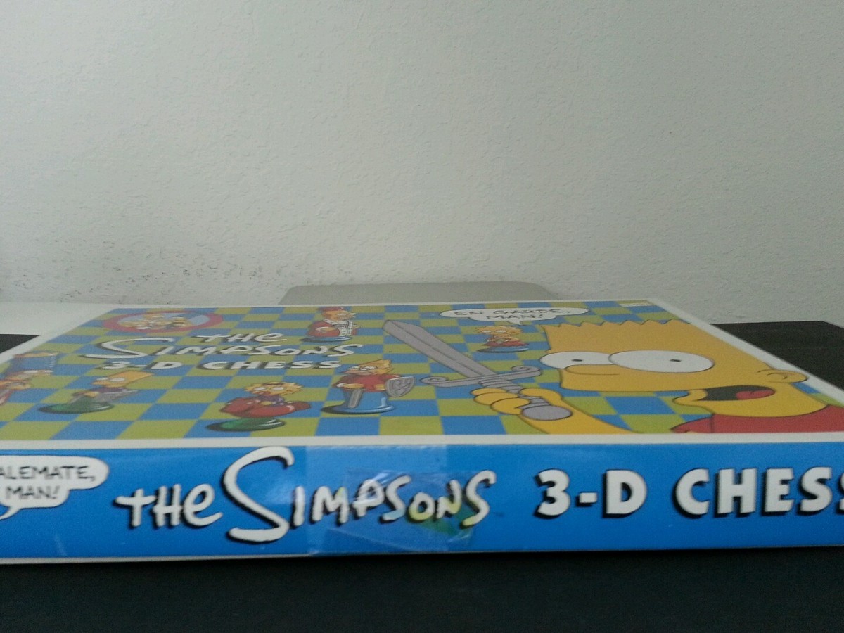 The Simpsons 3D chess game 1992 | eBay