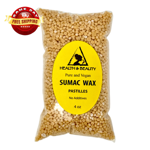 SUMAC / JAPAN VEGAN WAX BEADS by H&B Oils Center PREMIUM 100% PURE 4 OZ - Picture 12 of 13
