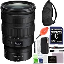 Nikon NIKKOR Z 24-70mm f/2.8 S Standard Camera Lens - Black Nikon NIKKOR Z 24-70mm f/2.8 S Standard Camera Lens - Black