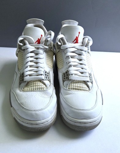 Size 9 - Jordan 4 Retro Mid White Oreo Pre-Owned In Great Condition OG Box - Picture 5 of 13