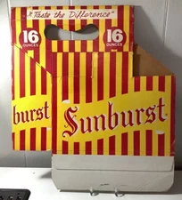 SUNBURST 16oz Cardboard Soda Bottle Carrier 🥤 