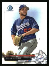 Jordan Sheffield 2017 Bowman Draft Refractor #BDC-134  Baseball Card