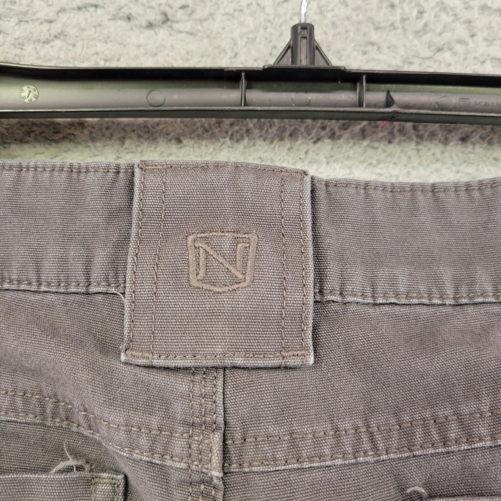 Noble Outfitters Cargo Shorts Mens 32 Gray Canvas… - image 11