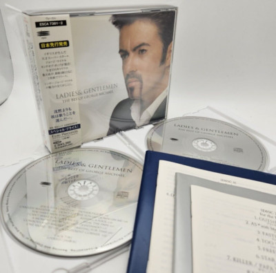 GEORGE MICHAEL Ladies & Gentleman Japan 2CD ESCA 7381~2 w/OBI Bonustrack 1998 FS