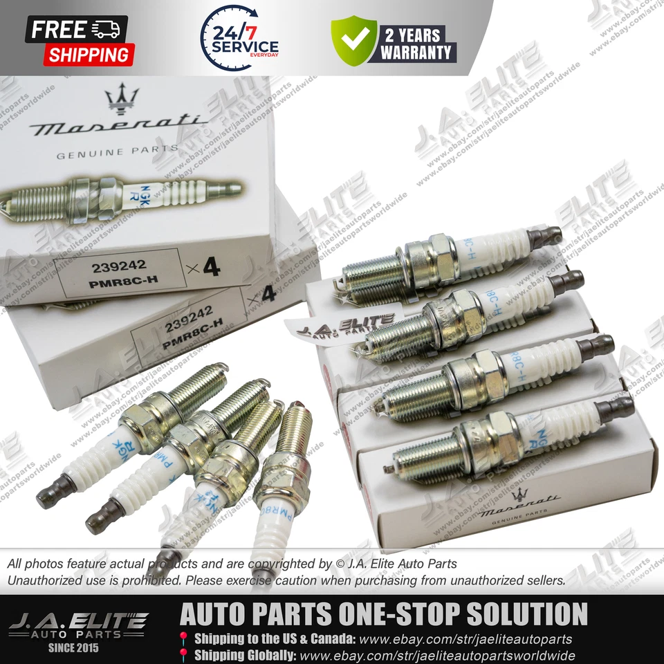 8pcs Genuine Spark Plugs for Maserati Quattroporte GranTurismo GC,OEM:239242 - Image 4 of 4