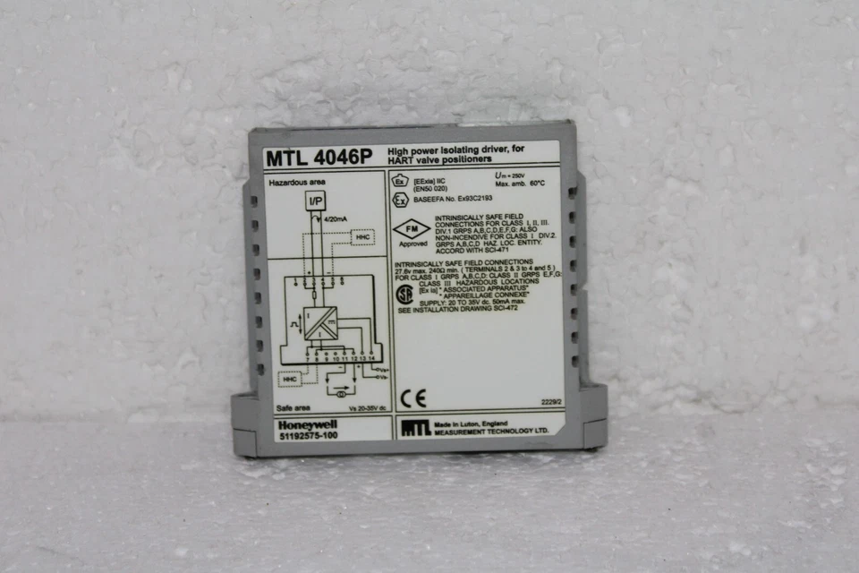 MTL 4046P High Power Isolating Driver for HART Valve Positioner - Image 2 of 4