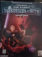 Star Wars Jedi Knight: Mysteries Of The Sith PC Game Expansion Pack big box cib