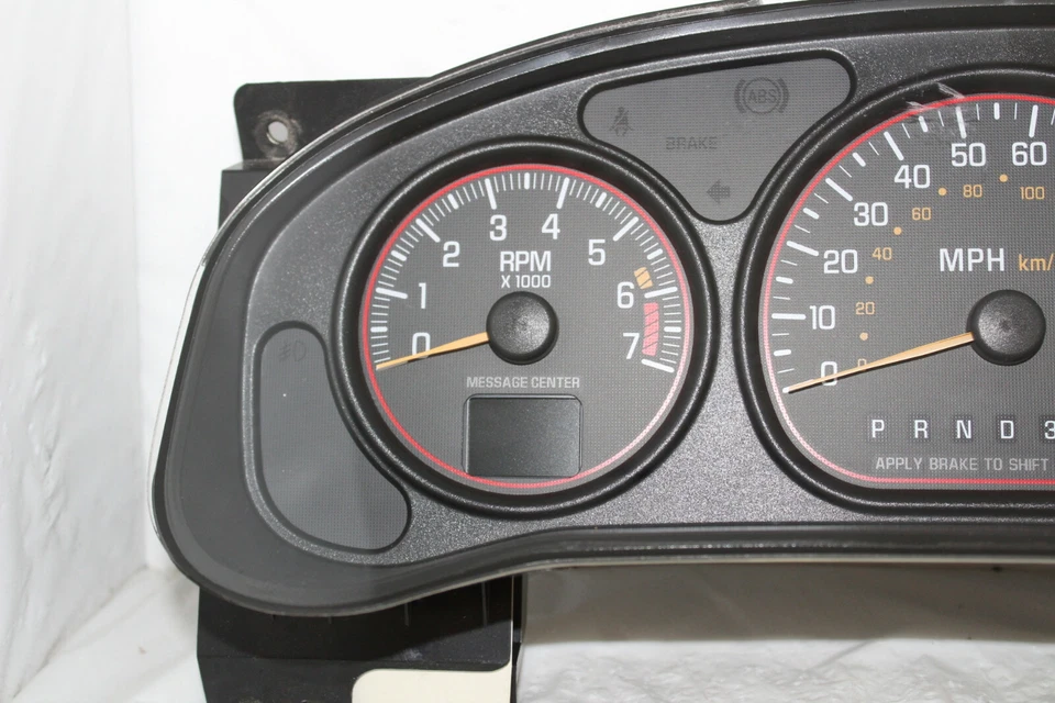 Painel de instrumentos velocímetro 00 Pontiac Montana 160.874 milhas RECONSTRUÍDO - Imagem 3 de 4