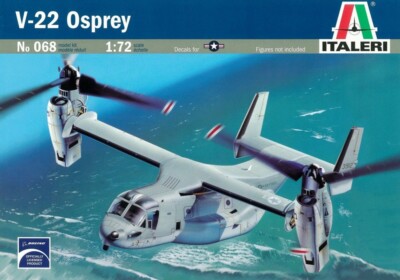 Tamiya Italeri 68 Bell Boeing 1/72 V-22 Osprey Plastic Assembly