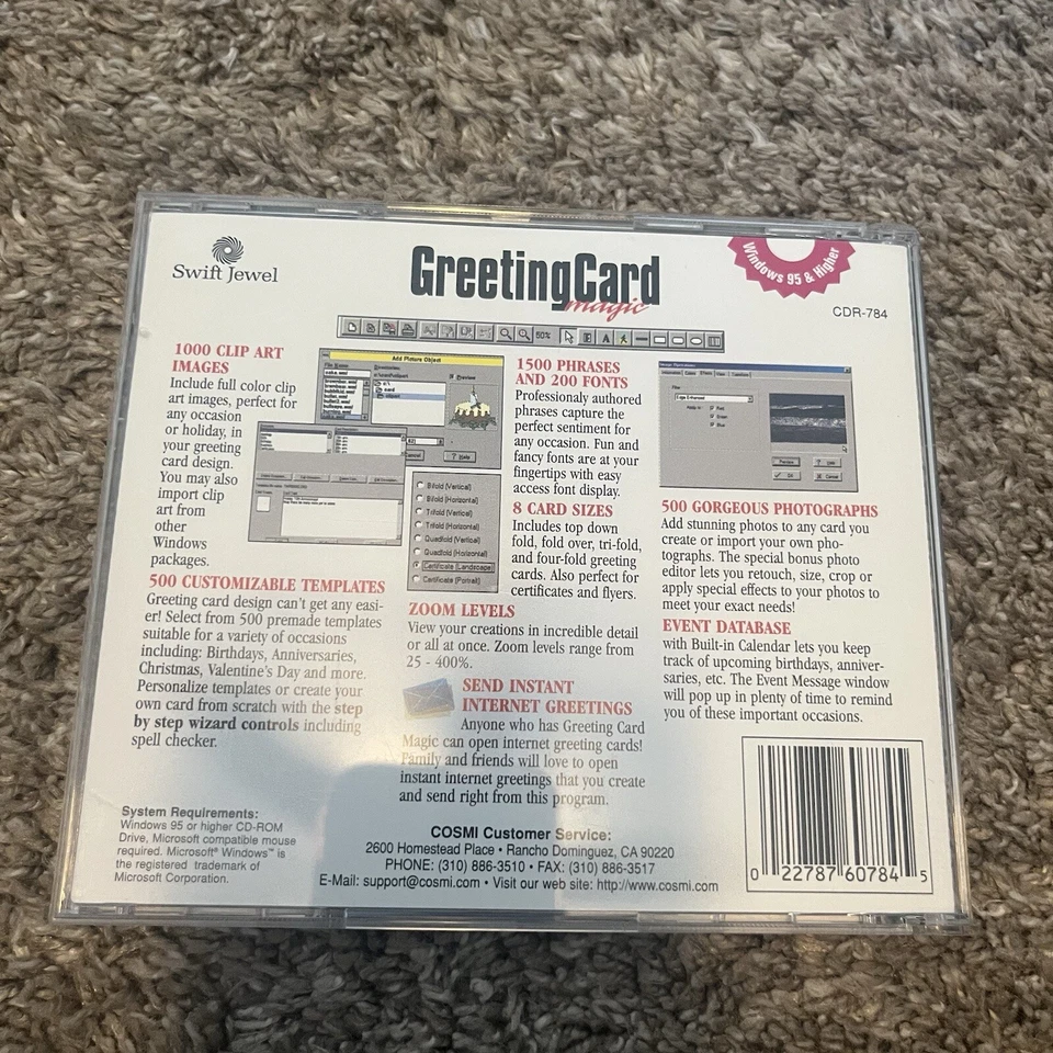 Tarjeta de felicitación Swift Magic Windows 95 y superior Foto 2 de 4