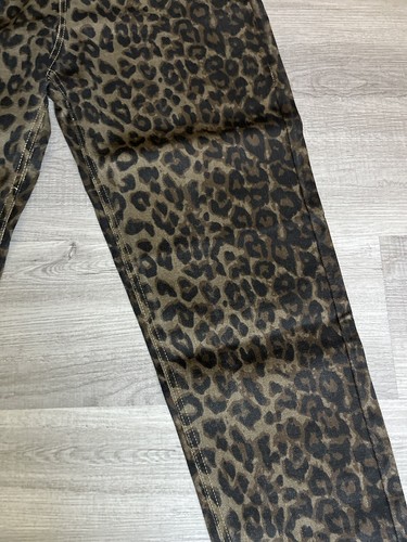 shakeair Cheetah Print Denim Neu mit Etikett Jeans Gr. Medium. siehe Maße. - Bild 4 von 12
